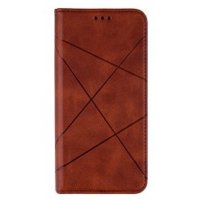 Чохол-книжка Samsung A325 Galaxy A32, Business Leather, Коричневий