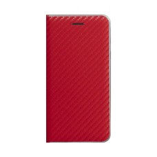 Чохол-книжка Xiaomi Redmi Note 9, Carbon, Червоний