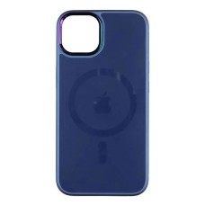 Чохол Apple iPhone 12 Pro Max, Foggy, Dark Blue, MagSafe, Синій