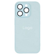 Чохол Apple iPhone 13 Pro Max, AG-Glass, Light Blue, MagSafe, Блакитний