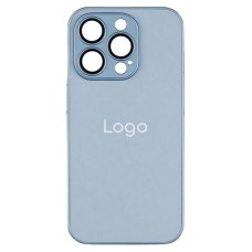 Чохол Apple iPhone 11, AG-Glass, Light Blue, MagSafe, Блакитний