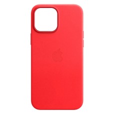 Чохол Apple iPhone 14, Leather Case Color, Crimson, Червоний