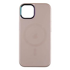 Чохол Apple iPhone 14, Foggy, Pink Sand, MagSafe, Рожевий