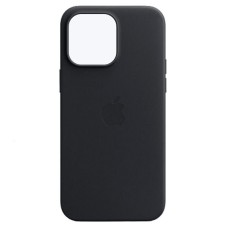 Чохол Apple iPhone 14, Leather Case Color, Midnight, Чорний