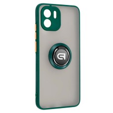 Чохол Xiaomi Redmi A2, Armorstandart Frosted Matte Ring, Dark Green, Зелений