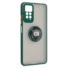 Чохол Xiaomi Redmi Note 12 Pro, Armorstandart Frosted Matte Ring, Dark Green, Зелений