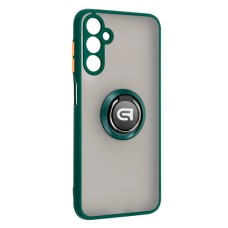 Чохол Samsung M146 Galaxy M14, Armorstandart Frosted Matte Ring, Dark Green, Зелений