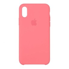 Чохол Apple iPhone XS Max, Original Soft Case, Hibiscus, Рожевий