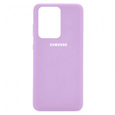 Чохол Samsung G988 Galaxy S20 Ultra, Original Soft Case, Лавандовий