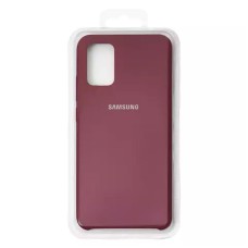 Чохол Samsung A025 Galaxy A02S, M025 Galaxy M02s, Original Soft Case, Maroon, Бордовий