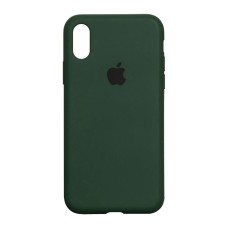 Чохол Apple iPhone XR, Original Soft Case, Темно зелений, Зелений