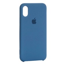 Чохол Apple iPhone XS Max, Original Soft Case, Denim Blue, Синій