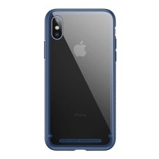 Чохол Apple iPhone X, iPhone XS, Baseus See-through, Синій