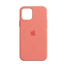 Чохол Apple iPhone 12, iPhone 12 Pro, Silicone Classic Case, Pink Citrus, MagSafe, Помаранчевий