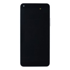 Дисплей Xiaomi Mi 11 Lite, Mi 11 Lite 5G, Mi 11 Lite 5G NE, з сенсором, з рамкою, Amoled, Чорний