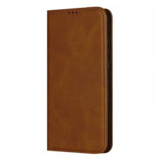 Чохол-книжка Samsung A037 Galaxy A03s, Leather Case Fold, Коричневий