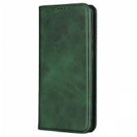 Чехол-книжка Xiaomi Redmi Note 13 5G, Leather Case Fold, Темно-Зеленый, Зеленый