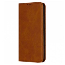 Чохол-книжка Samsung A032 Galaxy A03 Core, Leather Case Fold, Коричневий