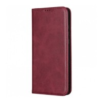 Чохол-книжка Xiaomi Redmi Note 11, Leather Case Fold, Темно червоний, Червоний