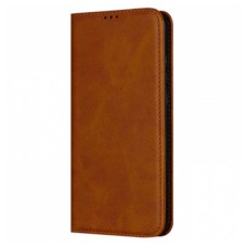 Чохол-книжка Samsung A145 Galaxy A14, Leather Case Fold, Коричневий