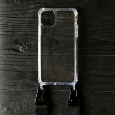 Чохол Apple iPhone 11, Strap Silicone, Прозорий