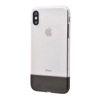 Чехол Apple iPhone X, iPhone XS, Baseus Soft and Hard, Прозрачный