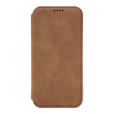 Чохол-книжка Apple iPhone 12 Mini, Fitow Leather Case, Коричневий