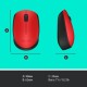 Мышь Logitech M171 Wireless Red/Black (910-004641)