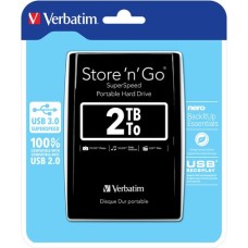 Зовнішній HDD Verbatim Store n Go 2TB Black (53177)