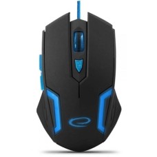 Миша Esperanza MX205 FIGHTER Black/Blue (EGM205B)