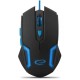 Миша Esperanza MX205 FIGHTER Black/Blue (EGM205B)