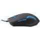 Миша Esperanza MX205 FIGHTER Black/Blue (EGM205B)
