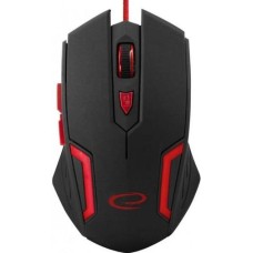 Миша Esperanza MX205 FIGHTER Black/Red (EGM205R)