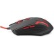 Миша Esperanza MX205 FIGHTER Black/Red (EGM205R)