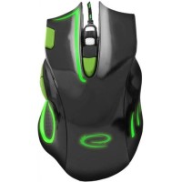 Миша Esperanza MX401 Hawk Black/Green (EGM401KG)