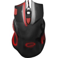 Миша Esperanza MX401 Hawk Black/Red (EGM401KR)