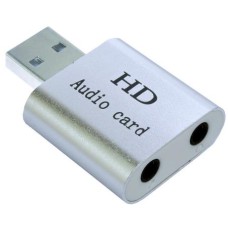Зовнішня звукова карта Dynamode USB-SOUND7-ALU silver