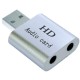 Зовнішня звукова карта Dynamode USB-SOUND7-ALU silver