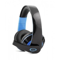 Гарнитура Esperanza Earphones EGH300B черная/голубая
