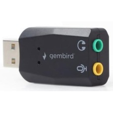 Зовнішня звукова карта Gembird SC-USB2.0-01 Black