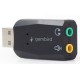 Зовнішня звукова карта Gembird SC-USB2.0-01 Black