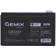 Батарея для ДБЖ Gemix GB1207 Black