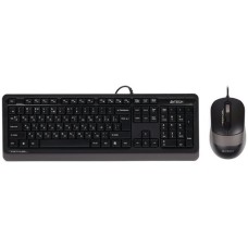 Комплект клавіатура+миша A4tech F1010 Grey