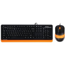 Комплект клавіатура+миша A4tech F1010 Orange
