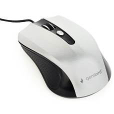 Миша Gembird MUS-4B-01-BS USB Black/Silver