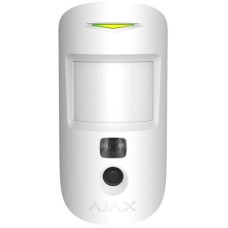 Бездротовий ІЧ датчик руху з підтримкою функції фото за тривогою Ajax MotionCam Jeweller White (000015711)