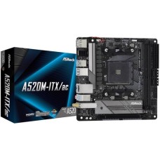 Материнська плата AsRock A520M-ITX/AC