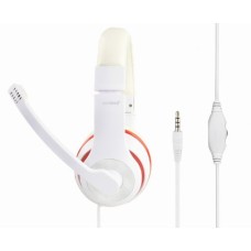 Гарнітура Gembird MHS-03-WTRD White/Red