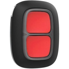 Бездротова тривожна кнопка Ajax DoubleButton Jeweller Black (000021053)