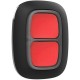 Бездротова тривожна кнопка Ajax DoubleButton Jeweller Black (000021053)